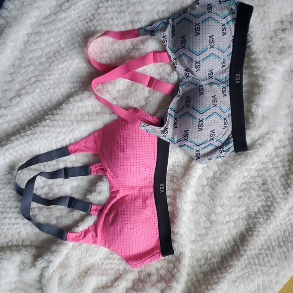 Victoria Secret Sport Bra Bundle of 2 (32B) - Picture 1 of 6